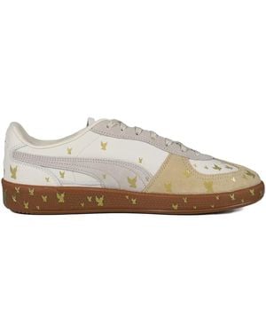 MASU Lace-Up Logo-Detail Sneakers - White