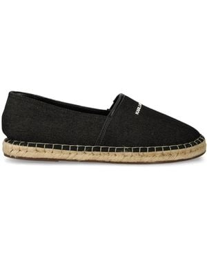 Karl Lagerfeld Espadrilles Con Ricamo - Nero