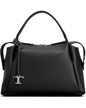 Tod's Small Leather Tote Bag - Black