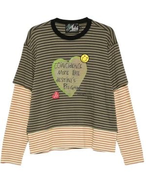 ANDERSSON BELL Striped T-Shirt - Green