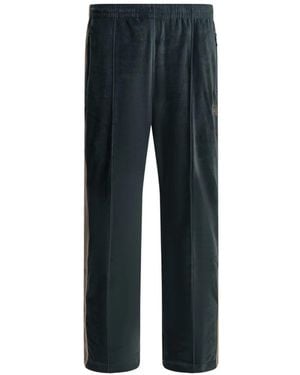 Needles Pantalones De Chándal Con Logo Bordado - Negro