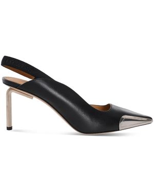 Off-White c/o Virgil Abloh Allen Frame Slingback-Pumps - Schwarz