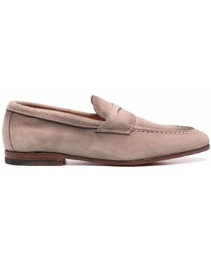 Santoni Suede Penny Loafers - Multicolour
