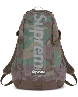 Supreme Camouflage Backpack - Grey