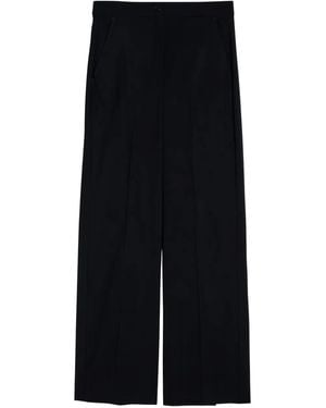 Department 5 Pressed-Crease Trousers - Black