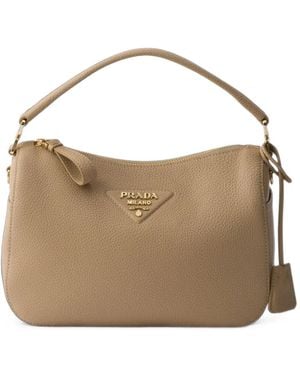 Prada Small Leather Bag - Brown