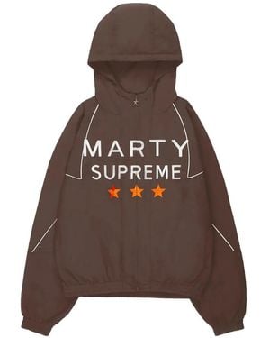 NAHMIAS X Marty Supreme Printed Sport Jacket - Brown