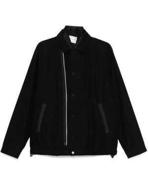 Sacai Cotton Twill Jacket - Black