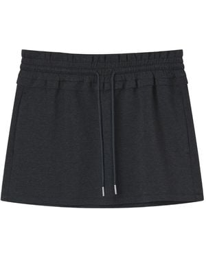 B+ AB Elastic-waist mini skirt - Schwarz