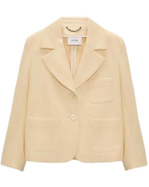Dorothee Schumacher Pocket Single-Breasted Jacket - Natural