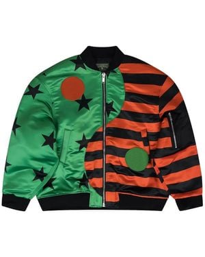 DENIM TEARS Yin Yang Bomber Jacket - Green