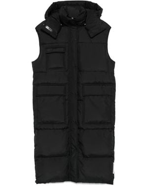 Marc O' Polo Hooded Quilted Vest - Black