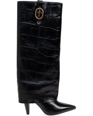 Bottes Plates En Cuir Noir Kurt Geiger - Taille 42 (UK 8), Neuves Dans Leur Boîte
