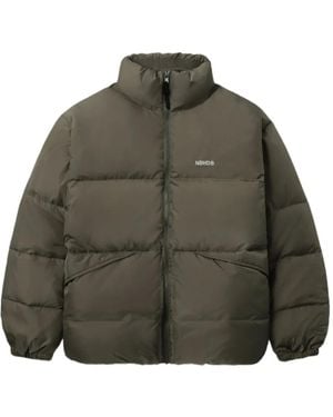 Neighborhood Quilted High-Neck Jacket - Green
