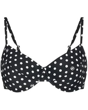 MICHAEL Michael Kors Polka-Dot Belted Bikini - Black