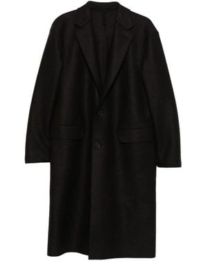 Harris Wharf London Two-Button Wool Coat - Black