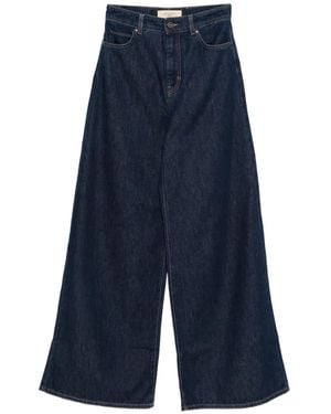 Weekend by Maxmara Five-Pockets Wide-Leg Jeans - Blue
