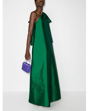 BERNADETTE Winnie One-shoulder Gown - Green