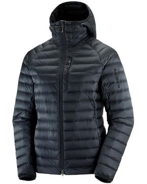Salomon Elixir Quilted Hooded Jacket - Blue