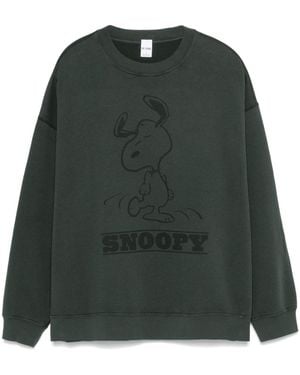 RE/DONE Sudadera Snoopy Dancing - Verde