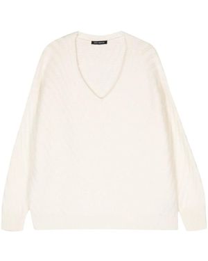 Iris Von Arnim Canton Jumper - White