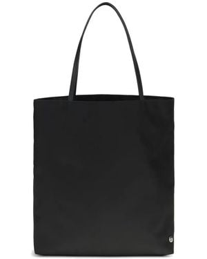 Valesque Satin Tote Bag - Black