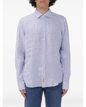 B.D. Baggies Striped Cotton Shirt - Purple