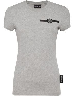 Philipp Plein Pure Fit Cotton T-Shirt - Gray