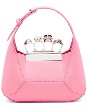 McQueen Jewelled mini bag - Rosa