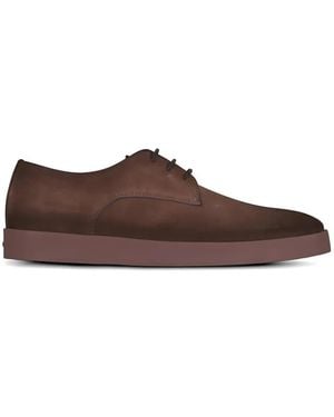 Santoni Suede lace-ups shoes - Braun