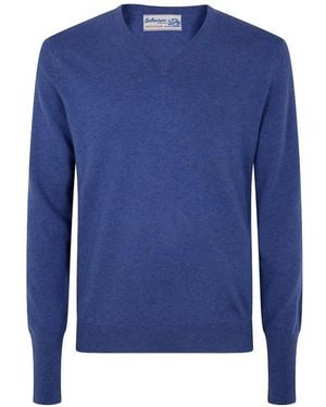Ballantyne Pullover Mit V-Ausschnitt - Blau