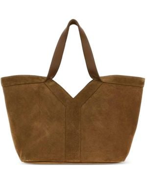 Saint Laurent Bolso Shopper Y - Marrón