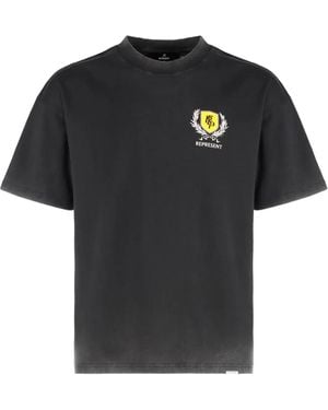 Represent Crest-print T-shirt - Schwarz