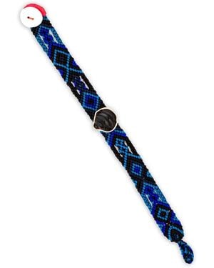 Dezso by Sara Beltran 18K Rose Chione Mexican Bracelet - Blue