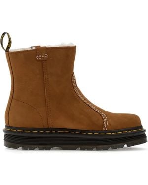 Dr. Martens Zebzag Rigger Wl Boots - Brown
