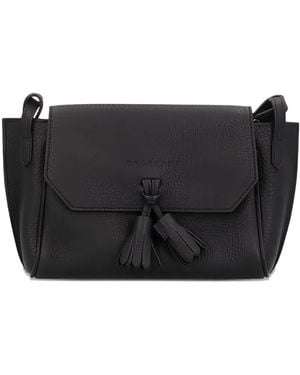 Longchamp Penelope Tasselled Cross Body Bag - ブラック