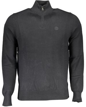 North Sails Half-Zip Mock-Neck Jumper - Grey