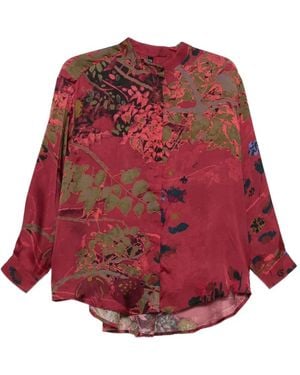 Yavi Nolen Floral-Print Shirt - Red