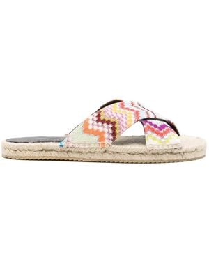 Missoni Criss-Cross Espadrilles - Pink