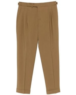 Briglia 1949 Pleated Trousers - Natural