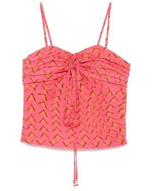 Scotch & Soda シアサッカートップ - ピンク