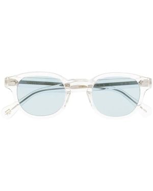 Moscot Lemtosh Sun-Polarized Round-Frame Sunglasses - Blue