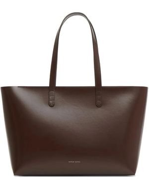 Mansur Gavriel Borsa Tote Zip Piccola - Marrone