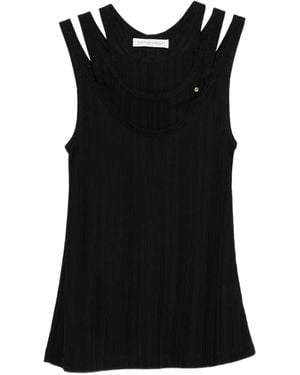 Viktor & Rolf Cut-Out Tank Top - Black
