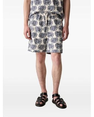 Les Deux Dahlia Jacquard Shorts - Black