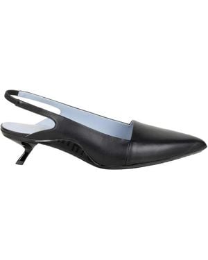 Voile Blanche Zapatos De Tacón Astrid Con Tira Trasera - Negro