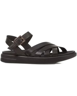 Geox Sandalias con diseño a tiras - Negro