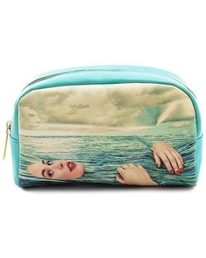 Seletti Beauty Case Seagirl Tas - Groen