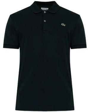 Lacoste Logo-Patch Polo Shirt - Black