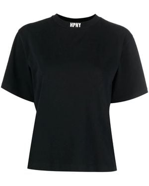 Heron Preston ロゴネック Tシャツ - ブラック